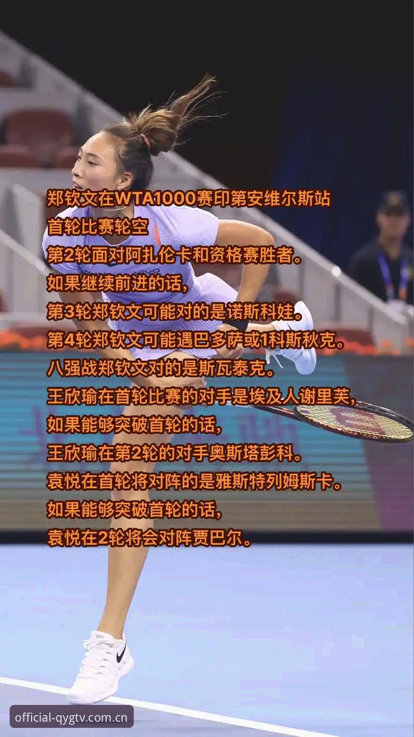 2026法网女单签表深度分析：郑钦文保分压力下的挑战与机遇